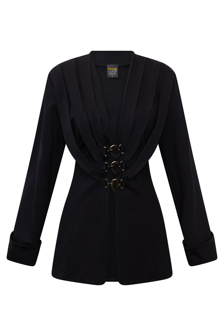 Sartorialist Ponte Blazer in "Black”