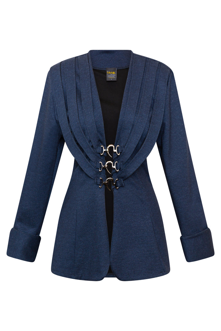 Sartorialist Ponte Blazer in "Denim”