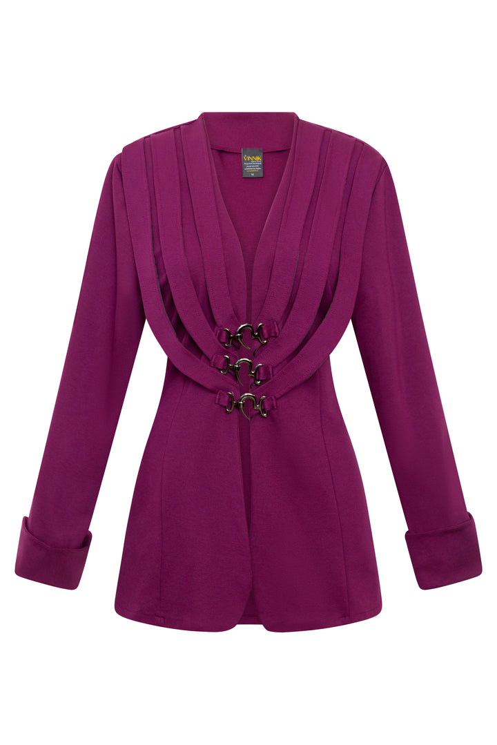 Sartorialist Ponte Blazer in "Elderberry”