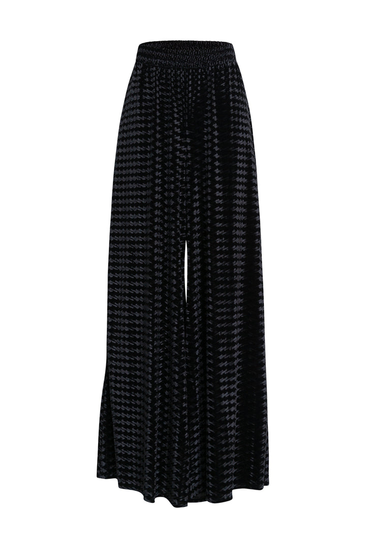 Muse Pants in “Zig Zag Velvet” (Black)