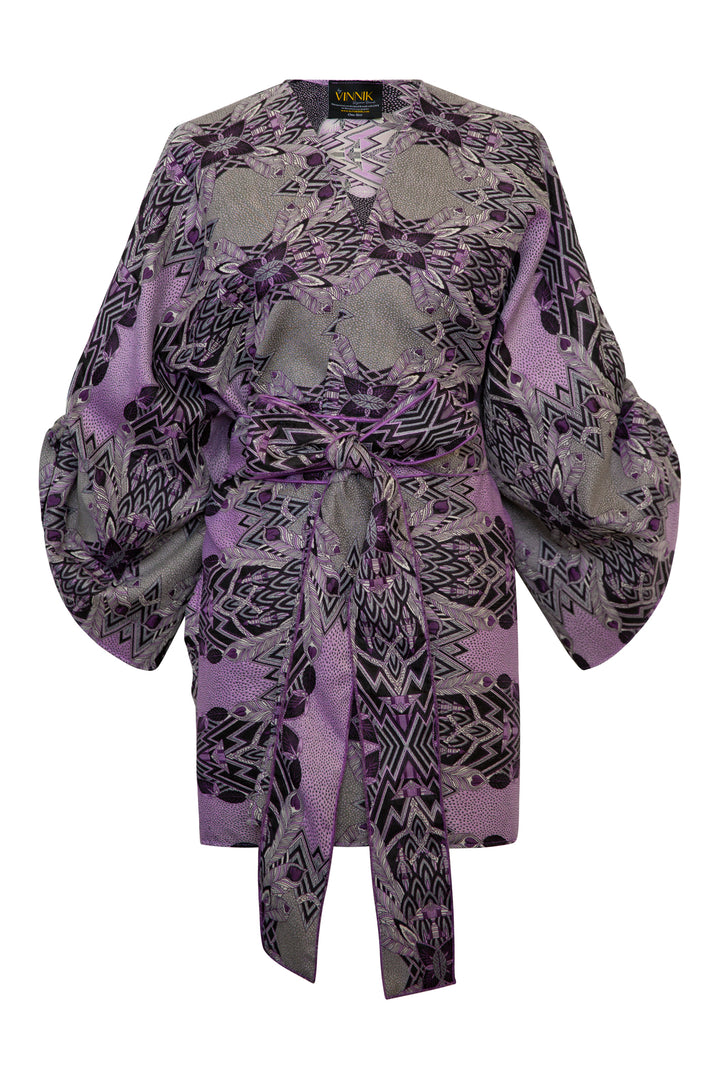 Theater Jacket in “Palm Springs" (Lilac)