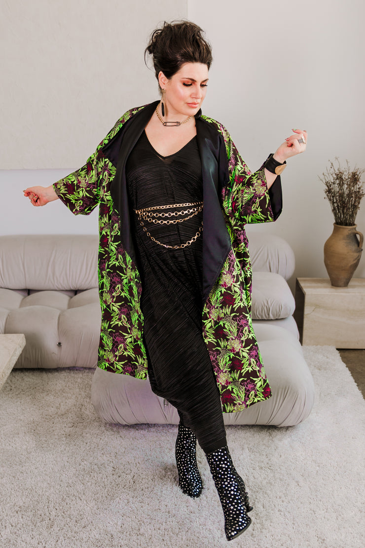 Reversible Opera Coat in "Daphne" (Purple)