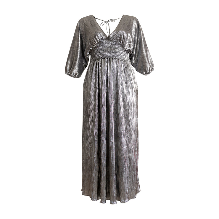 Colla Voce Dress “Liquid Silver”