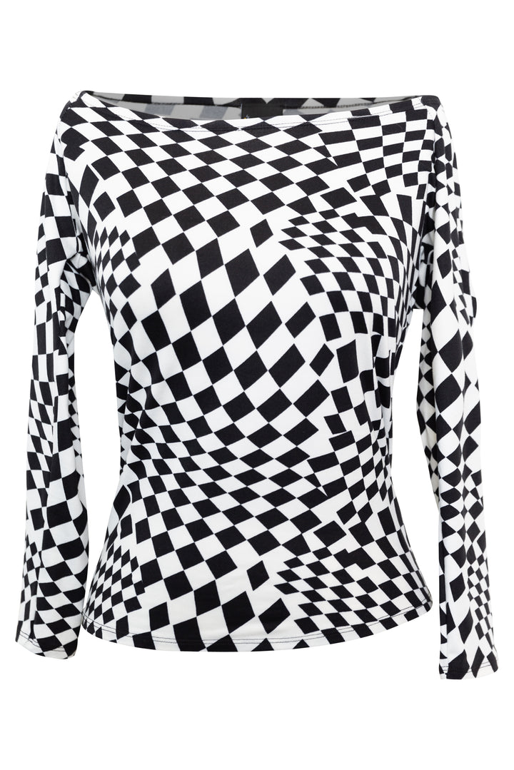 Shoulder Smolder Top in "Chess"