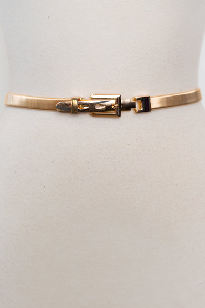 Buckle Elasticized Belt (Gold)
