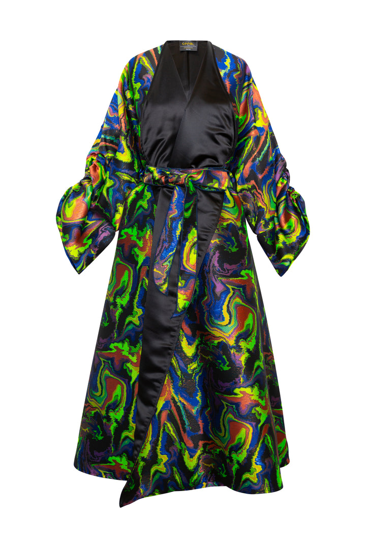 Parisian Coat in "Brat Marble"