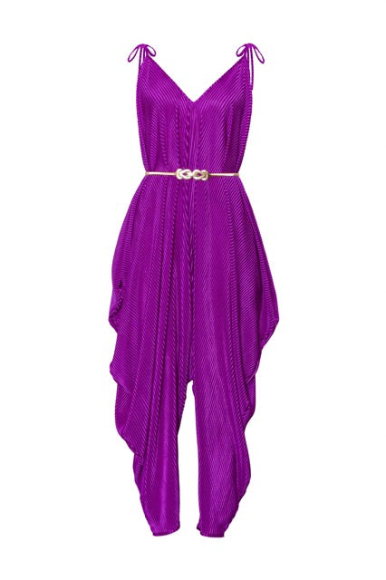 Poiret Jumpsuit in "Orchid Slink"