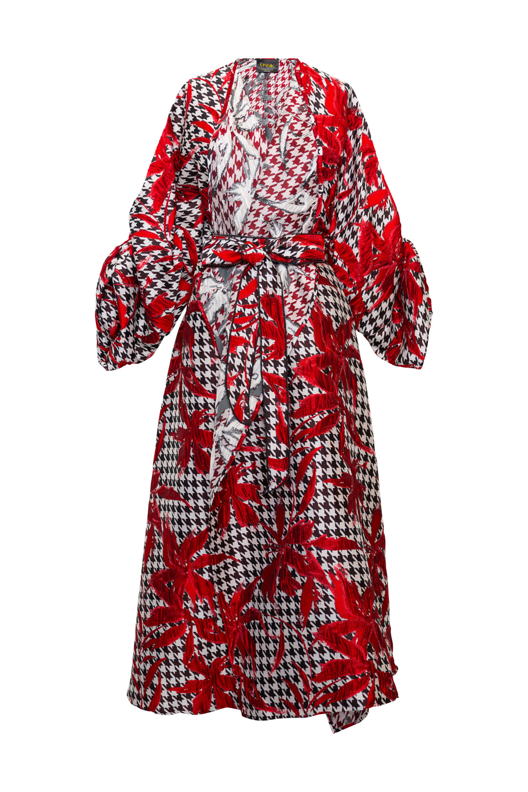 Parisian Coat in "Piqué Houndstooth”