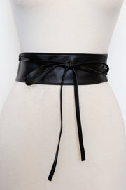 Vegan Obi Belt (Black)