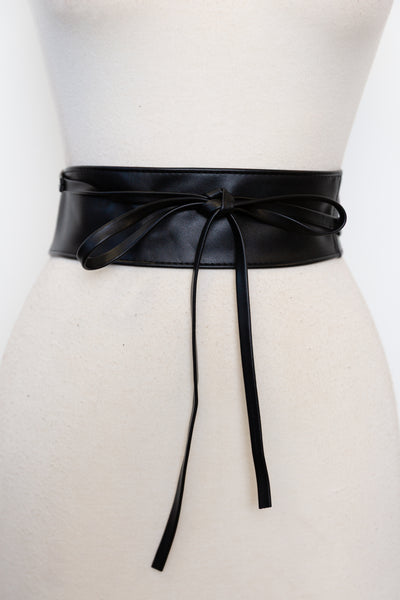 Vegan Obi Belt (Black)
