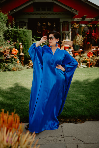 Glissando Kaftan in “Liquid Blue”