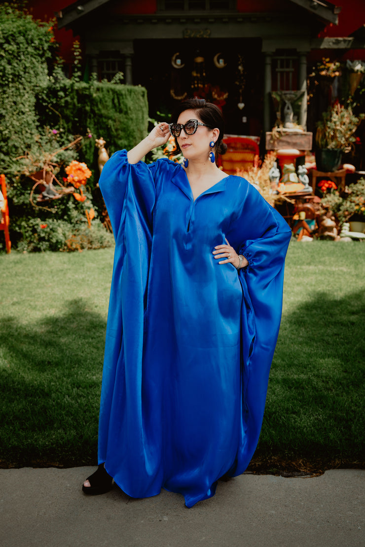 Glissando Kaftan in “Liquid Blue”