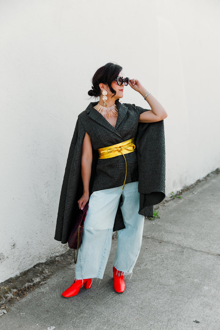 Jacquard Jape in "Turandot" (Black)