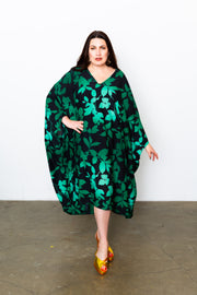 Kaftan in "Seasons Change Green" (Midi)