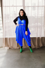 Poiret Jumpsuit in "Blue Slink"