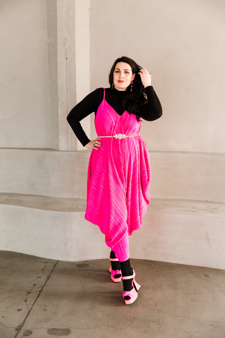 Poiret Jumpsuit in "Pink Slink"