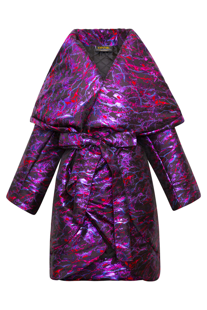 Cocoon Coat in "Brunette"