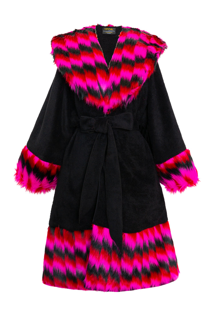 Reversible Minkie Coat “Working Title" (Pink)
