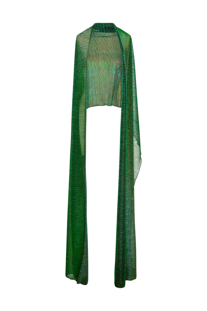 Blanket Scarf “Emerald Slink”