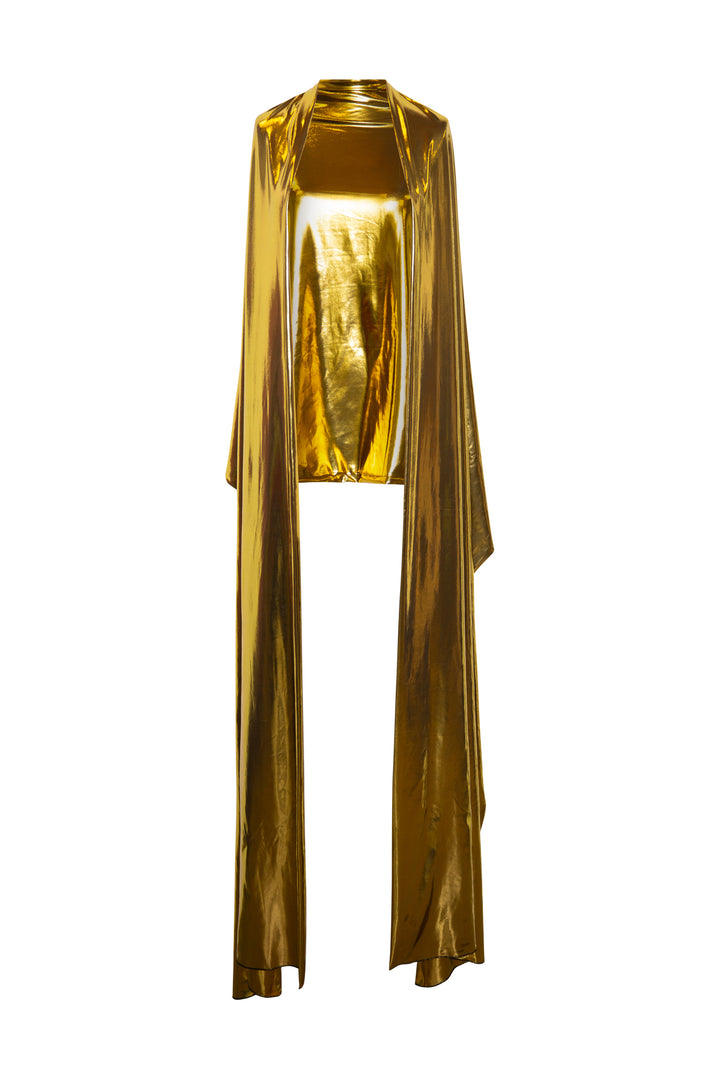 Blanket Scarf in "Disco Fever" (Gold)