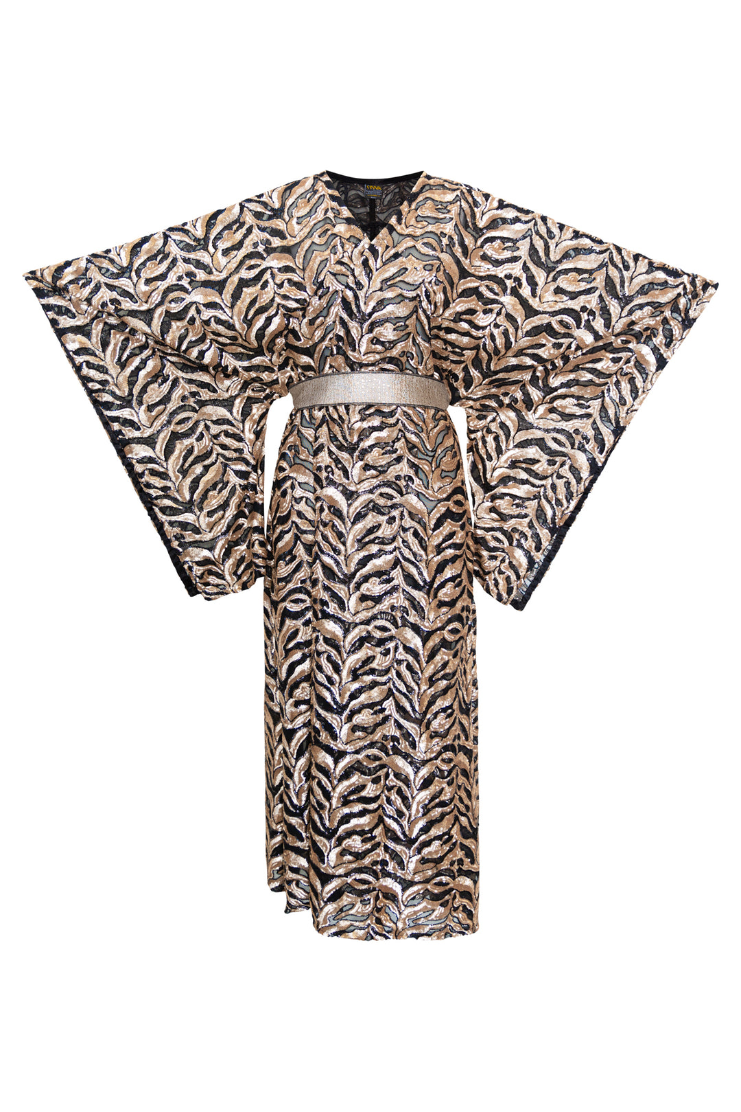 Bohémienne Sequin Kimono Robe in “Midas Touch”