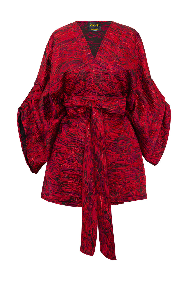 Theater Jacket in “Mefistofele" (Scarlet)