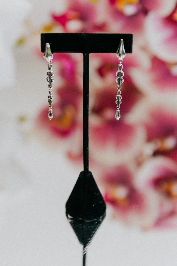 A&O Thalia Silver Dangle Earrings