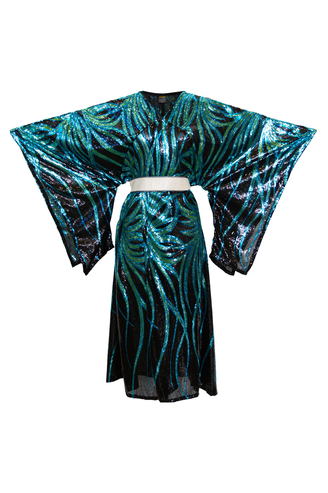 Bohémienne Sequin Kimono Robe in “Lady Sapphire Noir” (Multiple Colors)