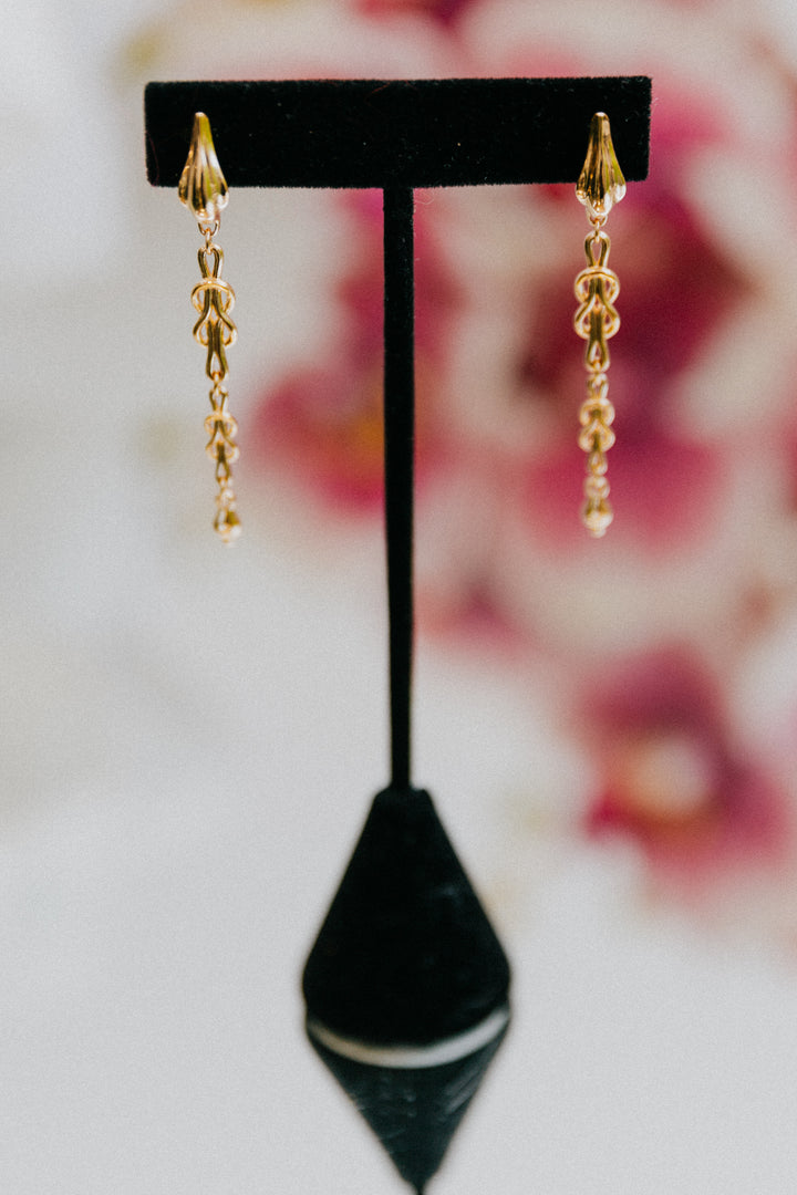 A&O Thalia Gold Dangle Earrings