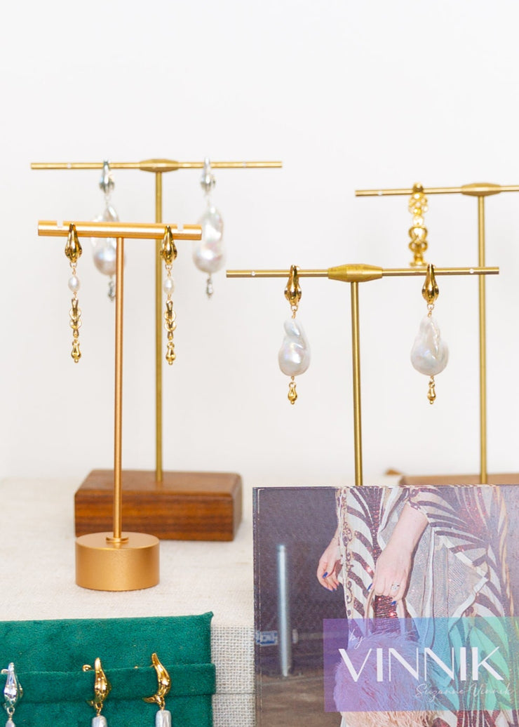 A&O Big Baroque Earrings