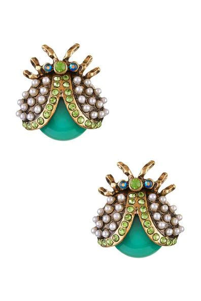 Just My Luck Earrings (Green)