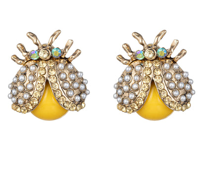 Just My Luck Earrings (Yellow)