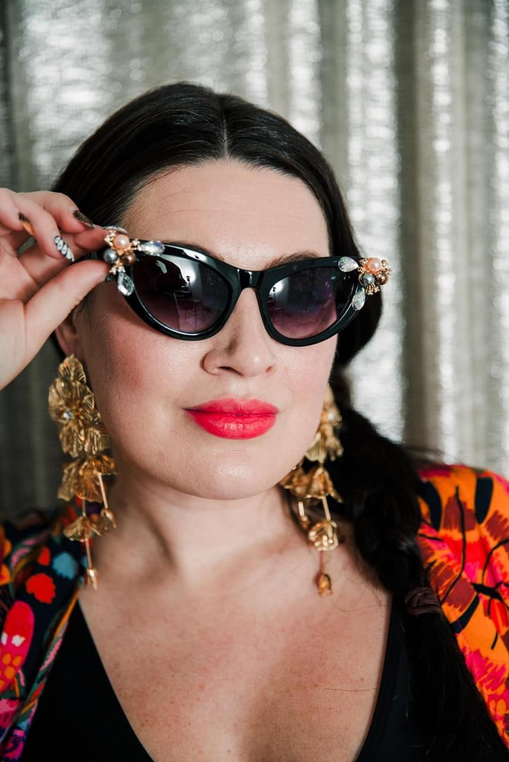 Sunglasses "Cat Eye" (Black)