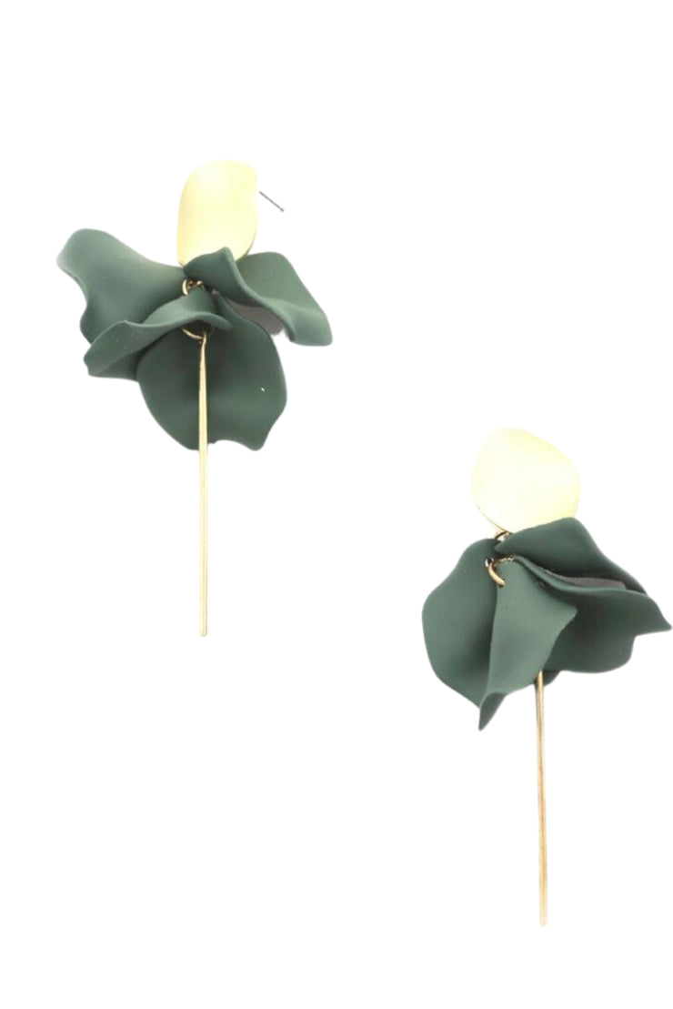 Petal Pop Earrings (Grey)