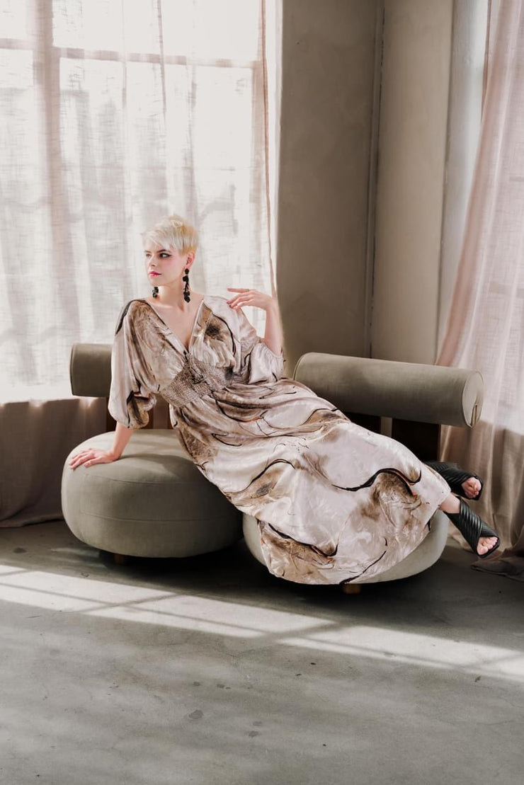 Colla Voce Dress “Molten Gold”