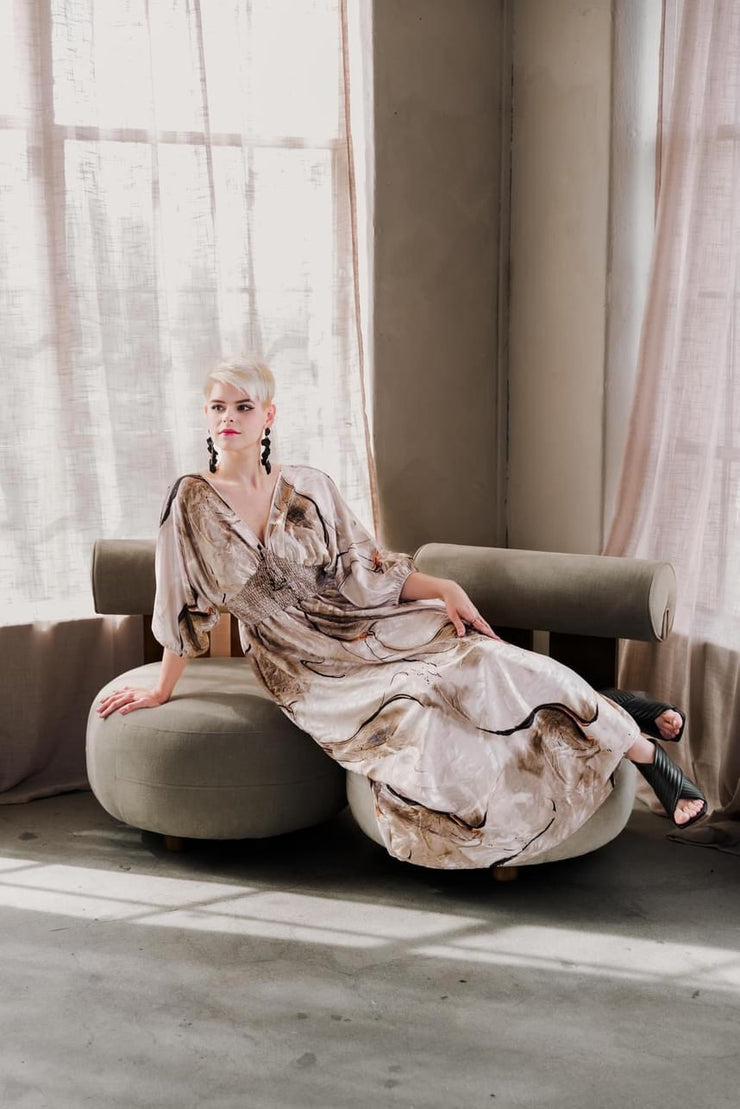 Colla Voce Dress “Molten Gold”