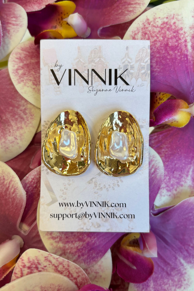 Oyster Pearl Earrings