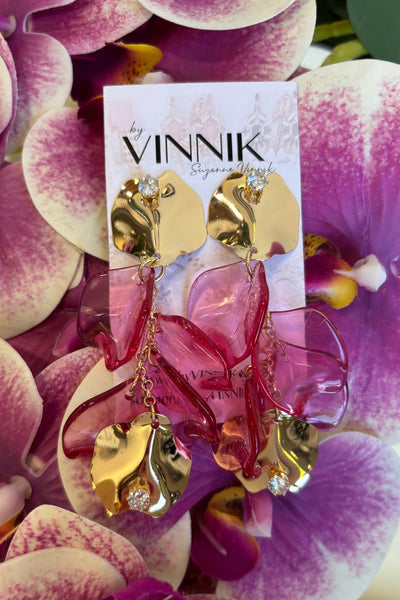 Pink Petals Earrings