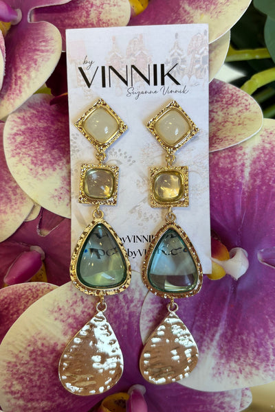 Seafoam Chandelier Earrings
