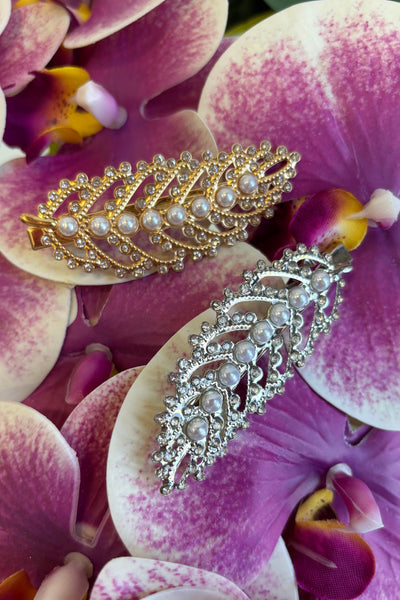 Leaf Pearl Hairclip