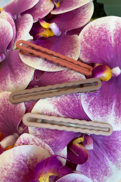 Squiggle Hairclip Set of 3 (Canyon Wall)
