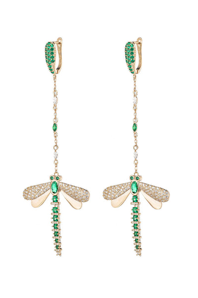 Dragonfly Dangle Earrings