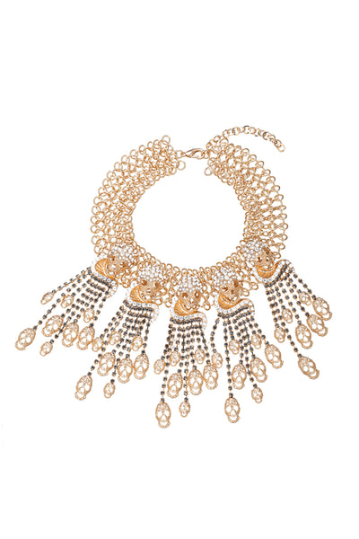 Golden Skull My Neck Necklace