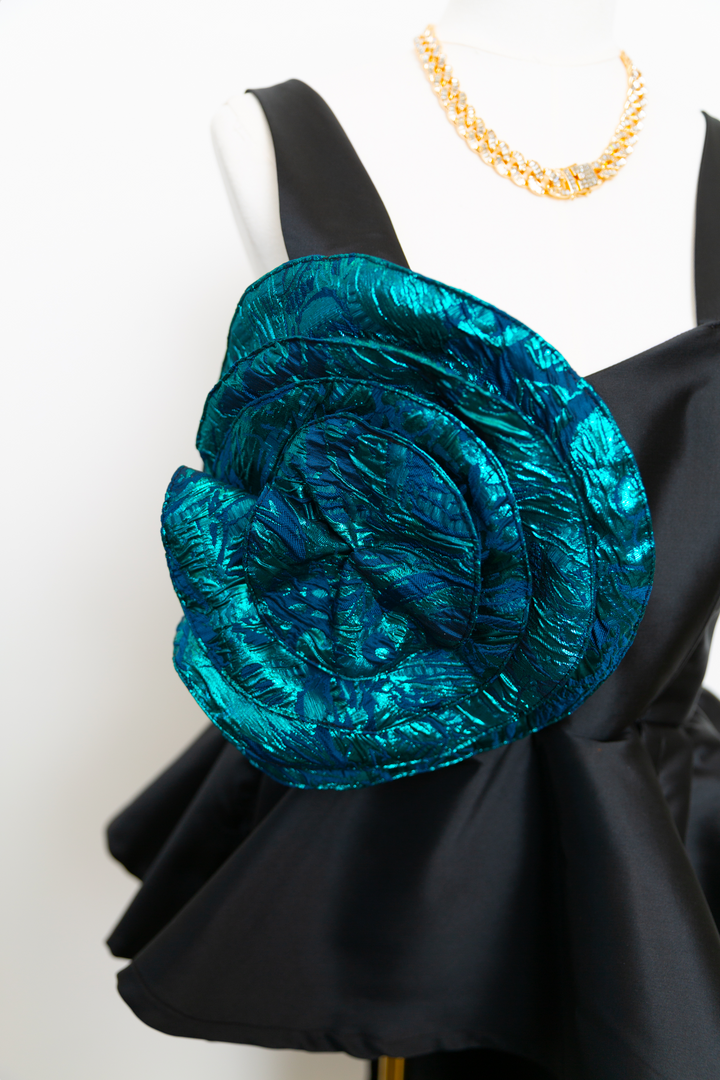 Oversized Fleur Brooch in "Rusalka"