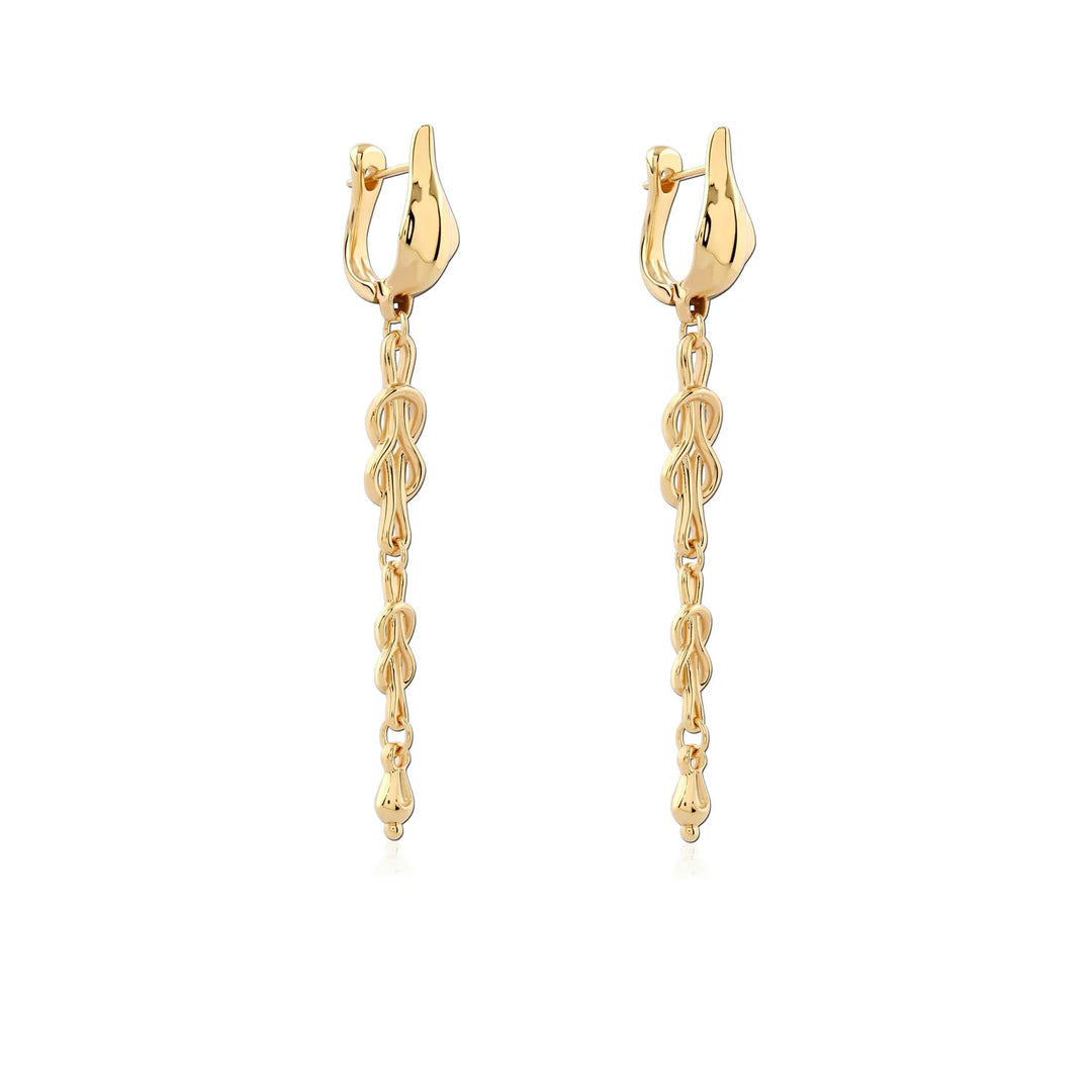 A&O Thalia Gold Dangle Earrings