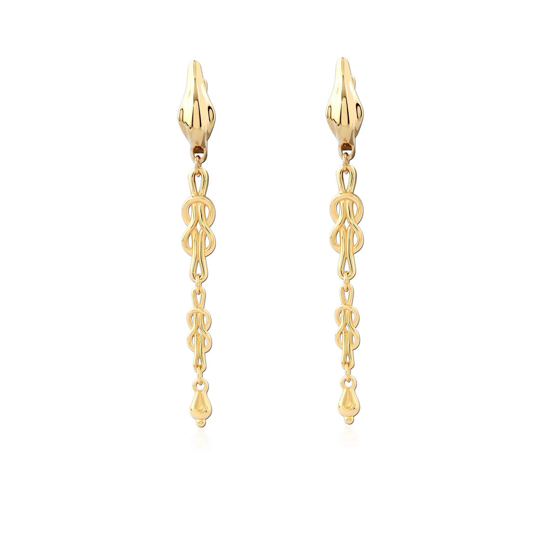 A&O Thalia Gold Dangle Earrings