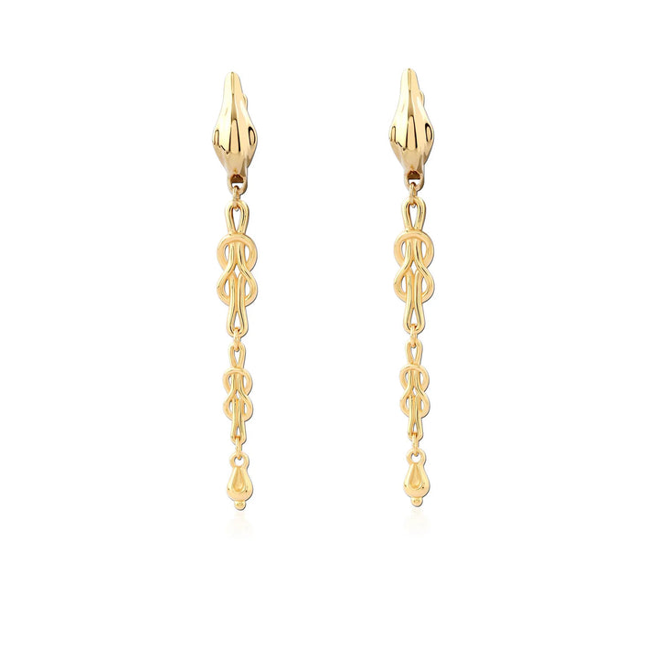 A&O Thalia Gold Dangle Earrings