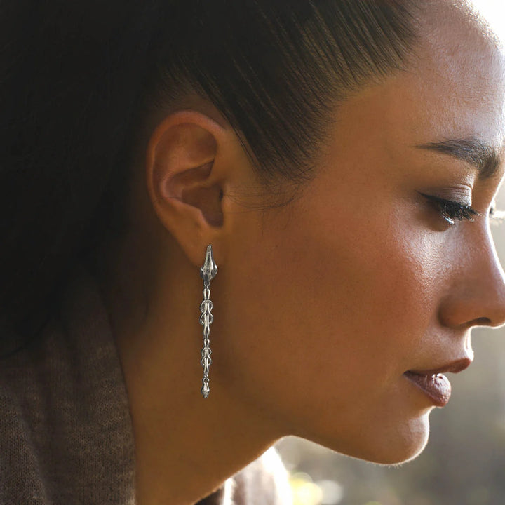 A&O Thalia Silver Dangle Earrings
