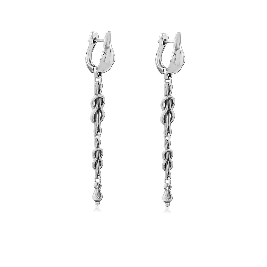 A&O Thalia Silver Dangle Earrings