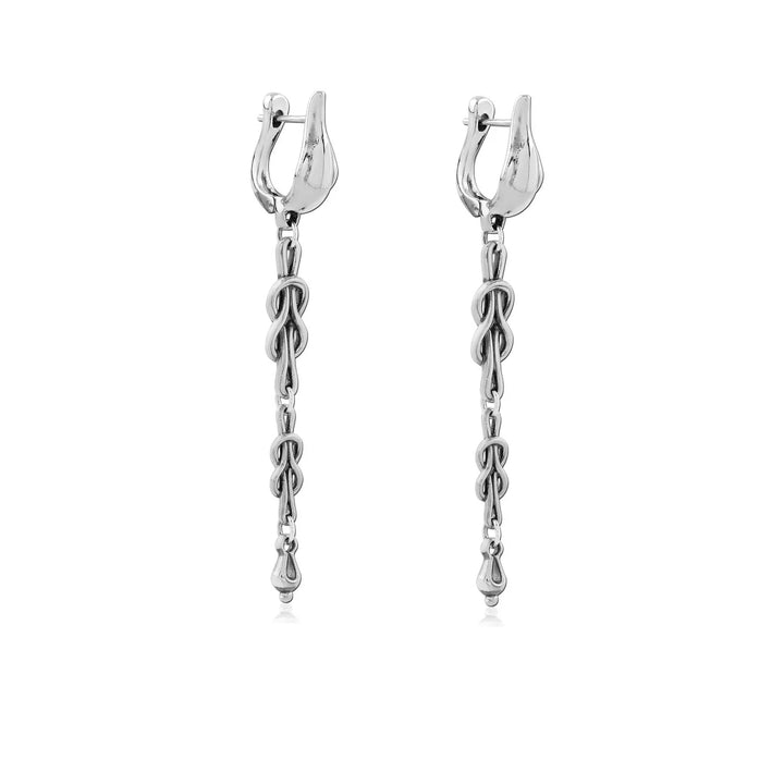 A&O Thalia Silver Dangle Earrings